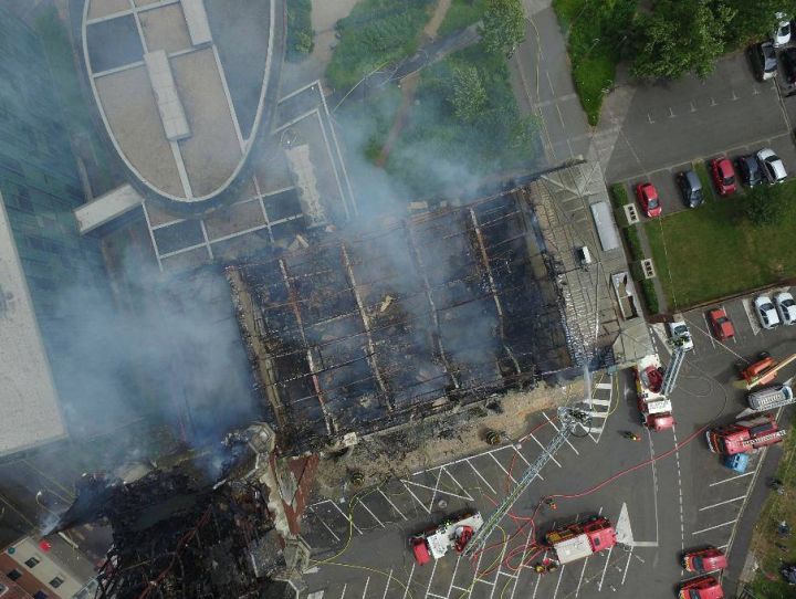beffroi mairie incendie Bruay-la-Buissière