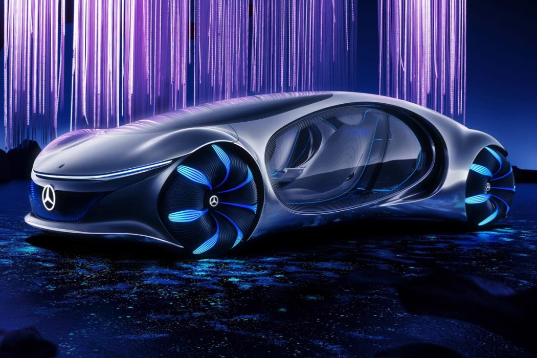 Mercedes Benz Vision AVTR une voiture sortie du futur  et 