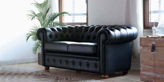 Canapé Chesterfield pas cher Menzzo
