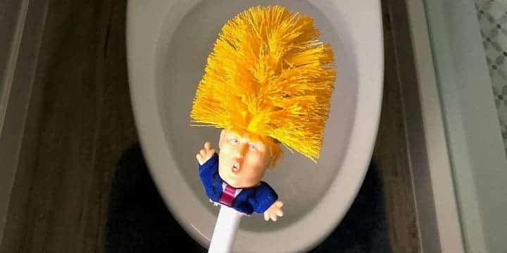 La brosse de toilettes à l’effigie Donald Trump disponible sur le marché