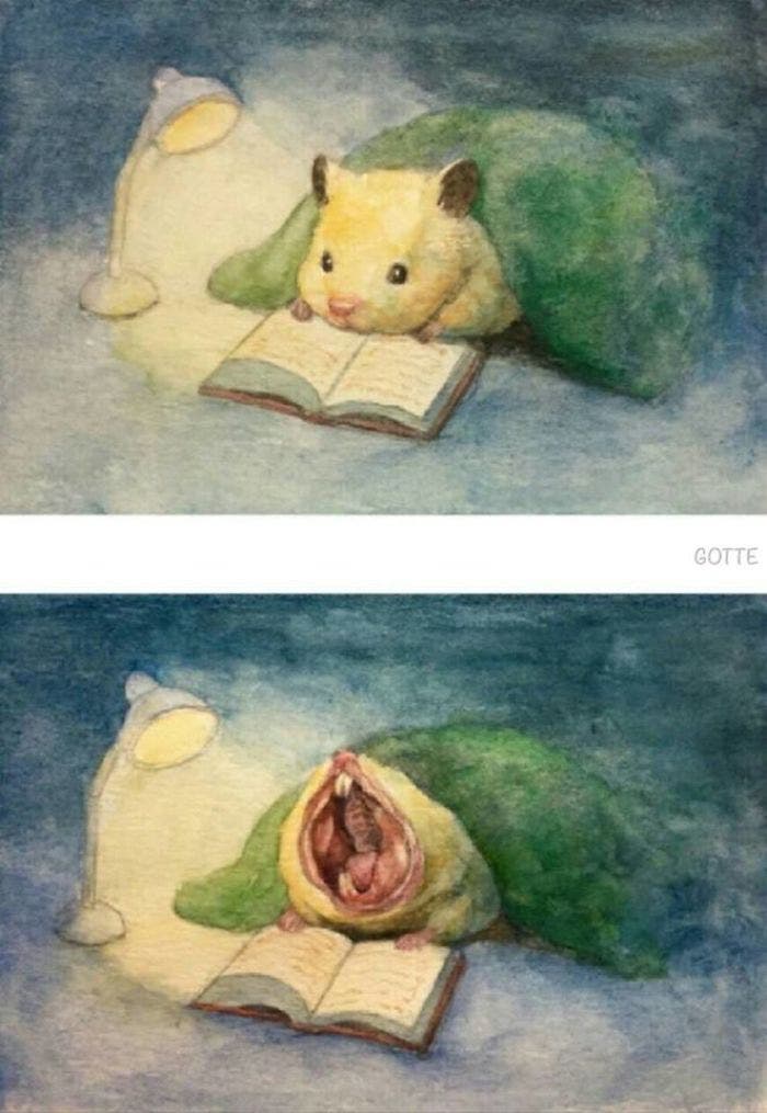 Un artiste japonais “décrit” la vie de son hamster, ses dessins sont tout simplement adorables