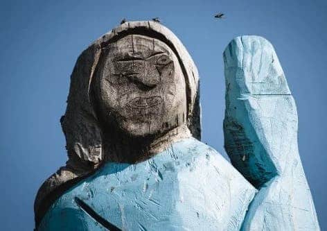 La statue ratée de Mélanie Trump, dressée dans sa ville natale amuse les internautes