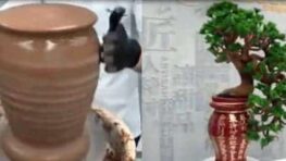 Une sculpture faite entièrement en chocolat