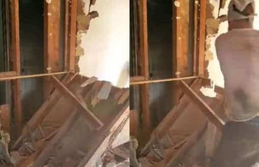 Ce démolisseur doit sans doute être un nouvel apprenti