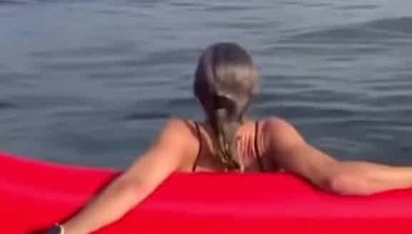 Une baleine a failli atterrir sur une femme qui se reposait tranquillement sur un kayak