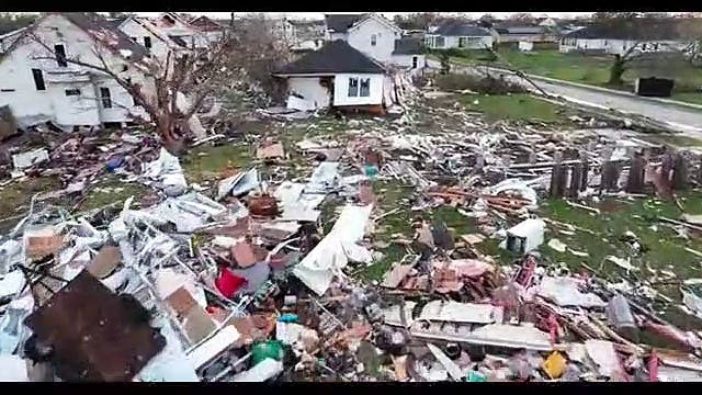 Les dégâts très importants après le passage de la tornade qui a frappé la Nouvelle Orléans ce mardi 22 mars 2022