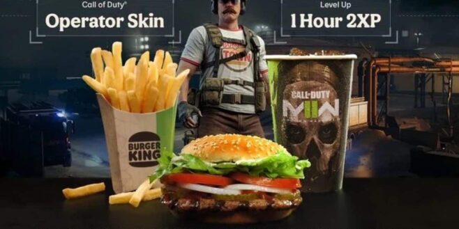 Burger King X Call of Duty leur superbe collaboration dévoilée dans Modern Warefare II