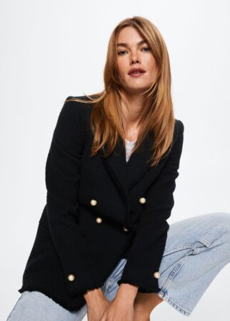 Mango - cette sublime veste en tweed parfaite pour l'hiver !