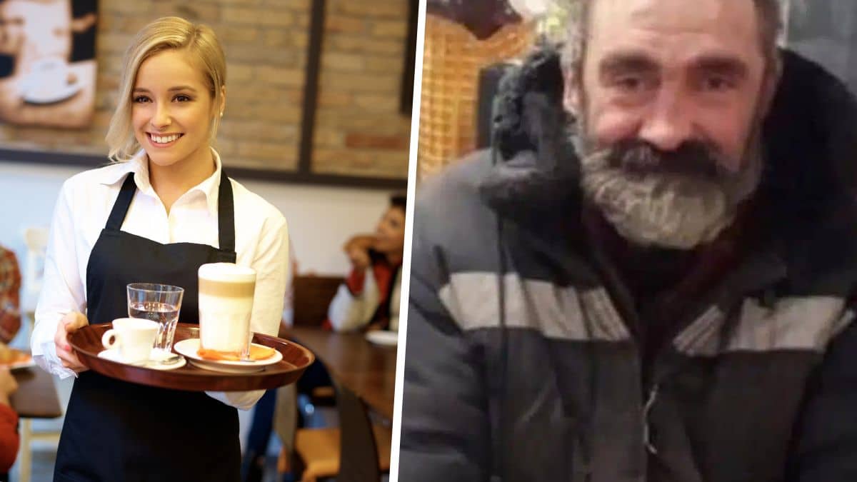 Deze vrijgevige jonge serveerster voedt een dakloze en krijgt uiteindelijk een erg leuke verrassing!  – Tuxbord