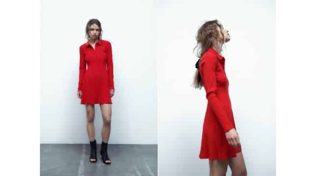 Cohue chez Zara pour cette robe rouge canon parfaite pour faire sensation à moins de 23 euros