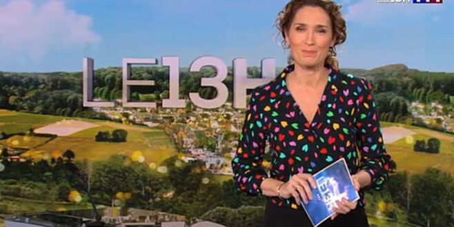 Marie-Sophie Lacarrau très émue pour son retour au JT de 13H sur TF1 et éjecte Jacques Legros de l'antenne !