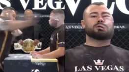 Un homme totalement défiguré après 20 minutes de match au championnat de gifles