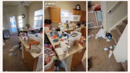 Une maman de 4 enfants totalement dépassé et à bout montre le terrible état de sa maison après 4 jours sans ménage !