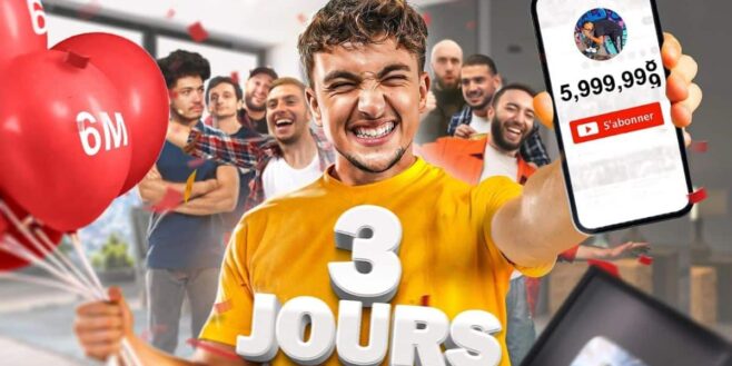 Inoxtag va fêter ses 6 millions d'abonnés avec un événement exceptionnel sur 3 jours !