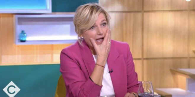 Anne-Elisabeth Lemoine très gênée au moment de branler des asperges dans C à vous