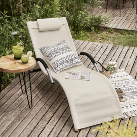 Carrefour détient la chaise longue la plus comfy pour profiter de votre terrasse au printemps