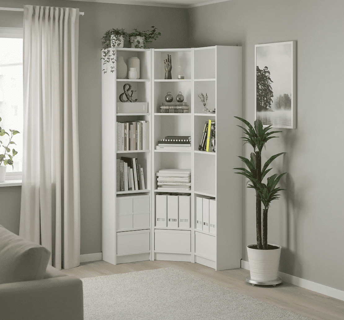 Ikea lance la bibliothèque d'angle parfaite pour ranger vos livres tout