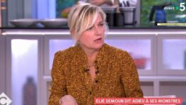 Anne-Elisabeth Lemoine cette invitée veut quitter C à vous en plein direct et sans autorisation !