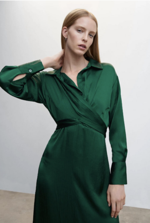 Cohue chez Mango pour sa robe chemise idéale pour le printemps