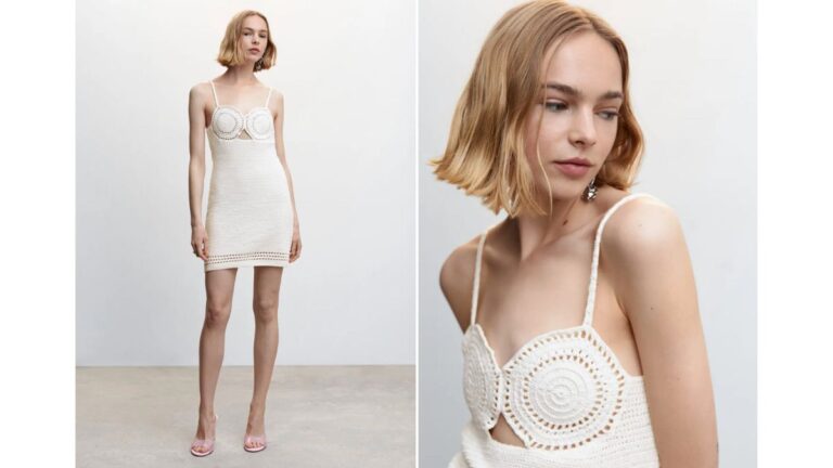 Mango dévoile pour l'été sa robe en crochet qui va faire de l'ombre à toutes les autres