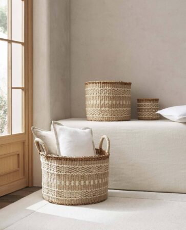 Zara Home a les plus beaux paniers de rangement pour supprimer le bazar chez soi !