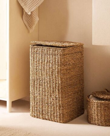 Zara Home a les plus beaux paniers de rangement pour supprimer le bazar chez soi !