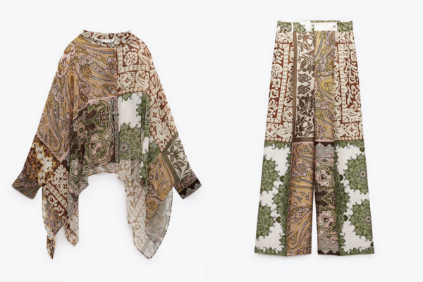 Zara cartonne avec son ensemble deux pièces au style bohème idéal pour le printemps