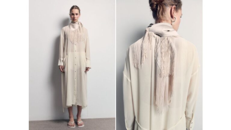Zara fait un carton avec sa robe chemise à l'esprit bohème idéale pour changer de look ce printemps