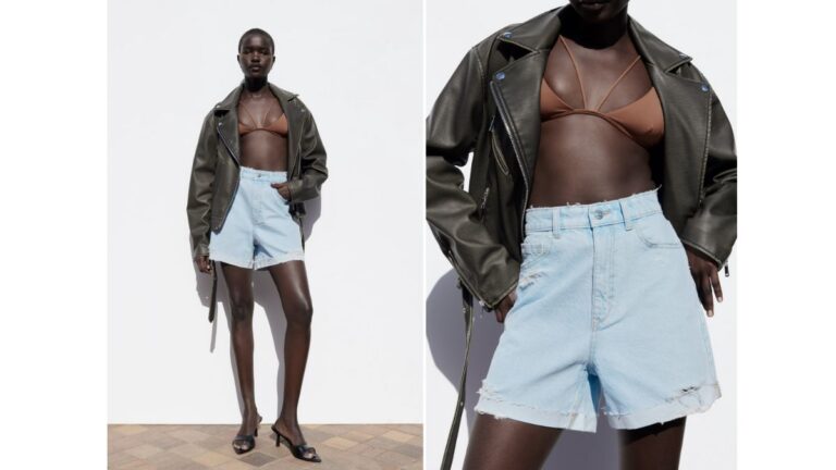 Zara frappe fort avec son short en jean à shopper pour cet été à moins de 23 euros
