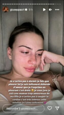 Giuseppa au plus mal passe son temps à pleurer depuis la naissance de sa fille !
