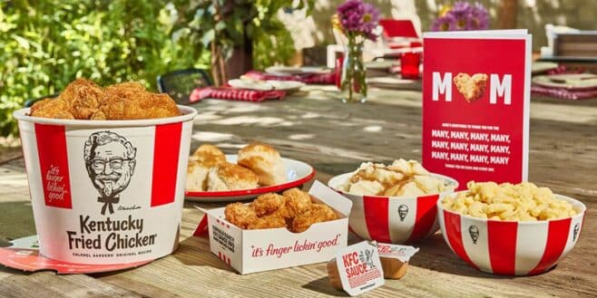 KFC fête la fête des mères en offrant du poulet frit à toutes les mamans !