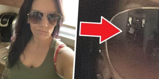 Une jeune femme prend un selfie et découvre une chose effrayante en zoomant sur le reflet de ses lunettes de soleil !