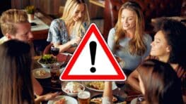 Alerte info attention vous risquez une grosse sanction si vous faites ça au restaurant cet été !