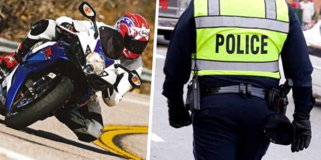 Ce jeune motard perd son permis de conduire le jour de son anniversaire en roulant à 142 kmh au lieu de 50 !