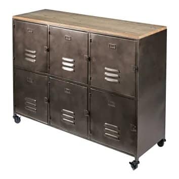 Maisons du monde - le nouveau buffet sur roulettes de la série Wayne à moins de 300 euros !