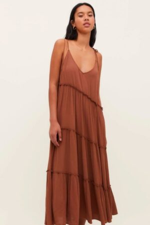 Stradivarius cartonne avec cette robe à volants idéale pour vaincre la canicule avec style