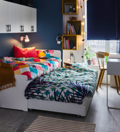 Ikea cartonne avec le meilleur lit aux nombreux rangements pour les petites pièces !-article