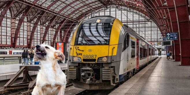 Un conducteur de train stoppe tout pour sauver un chien perdu près des rails !