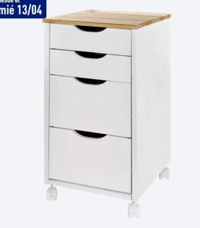 Aldi fait plus fort que Ikea avec sa commode à roulettes pour faire du rangement chez vous !