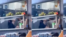 Sa commande met du temps à arriver, elle décide d'aller voir en cuisine et découvre l'impensable !