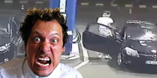 Un automobiliste fume à une station essence, le pompiste décide de le punir !