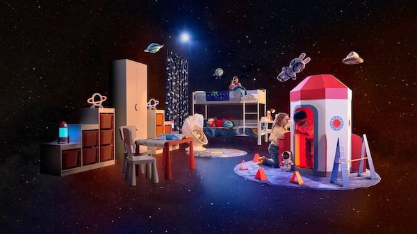 Ikea surprend avec cette incroyable collection pour enfants sur le thème de l'espace