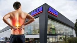 Cohue chez Aldi avec son matelas de massage parfait pour soulager le mal de dos !