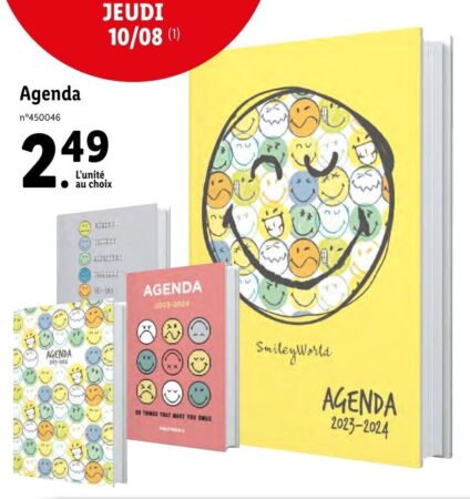 Cohue chez Lidl qui dévoile ses plus beaux agendas pour la rentrée scolaire 2023