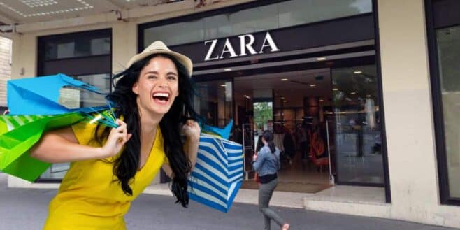 Cohue chez Zara avec sa robe imprimée super élégante !
