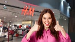 H&M frappe fort avec avec cette sublime veste brillante qui tient super chaud !