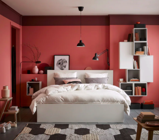 IKEA has come up with this bed that hides two very practical secret storage spaces!