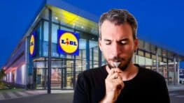 Lidl frappe fort avec sa bûche de Noël vanille fraise aux couleurs de la marque !
