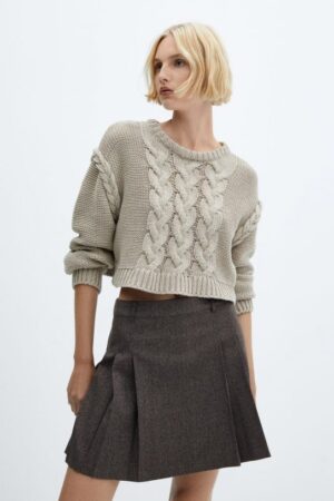 Mango lance la plus belle mini jupe pour aller avec toutes les silhouettes en hiver !-article