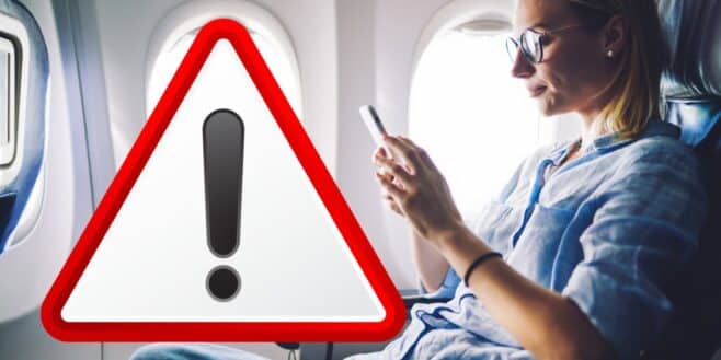 Voici la vraie raison pourquoi il ne faut jamais utiliser son téléphone en avion, c'est super dangereux !